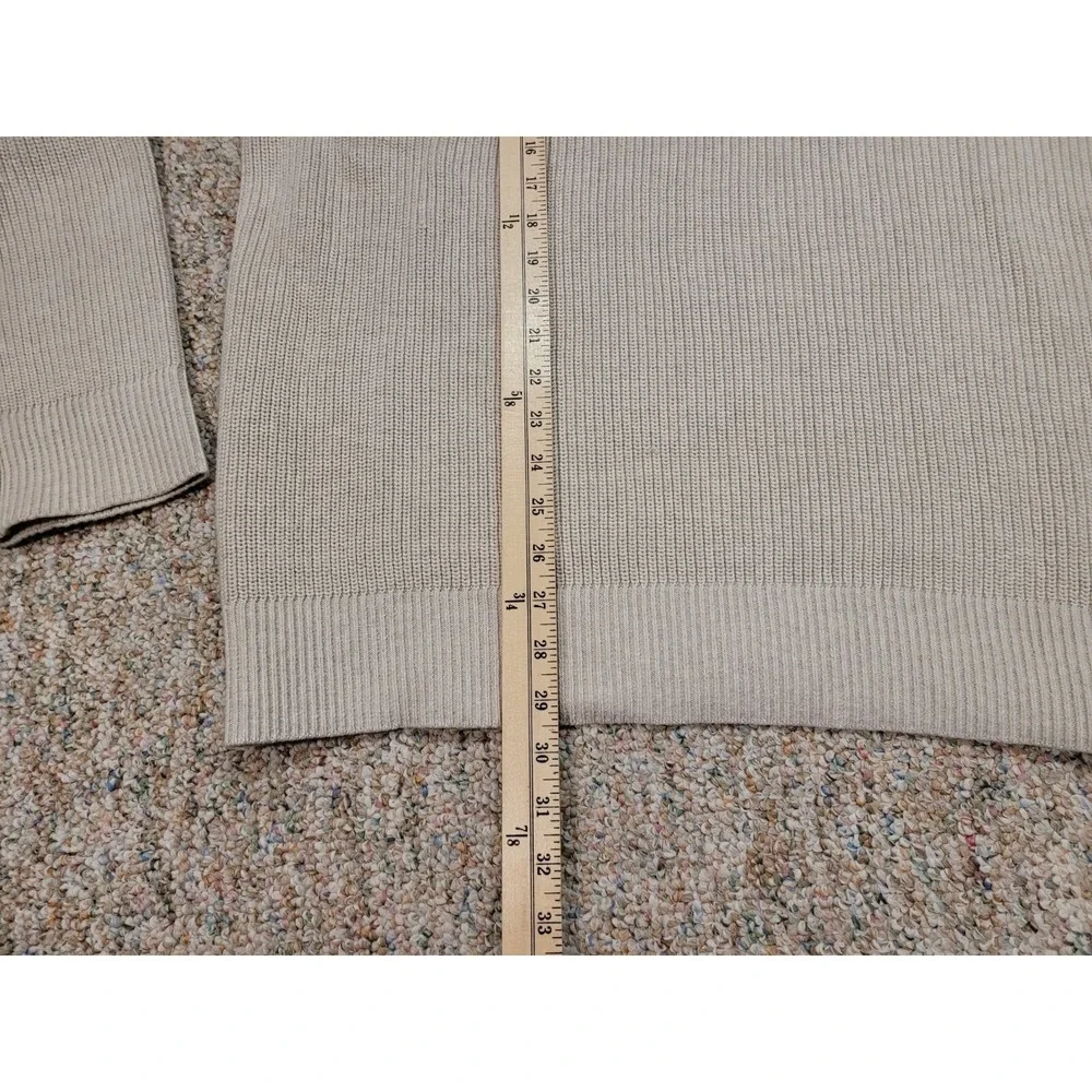 Gap Sweater Mens XL Beige Crewneck Pullover Knit Fisherman‎ Outdoors Hiking Camp